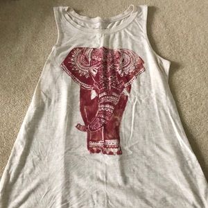Lucky Brand elephant tank top